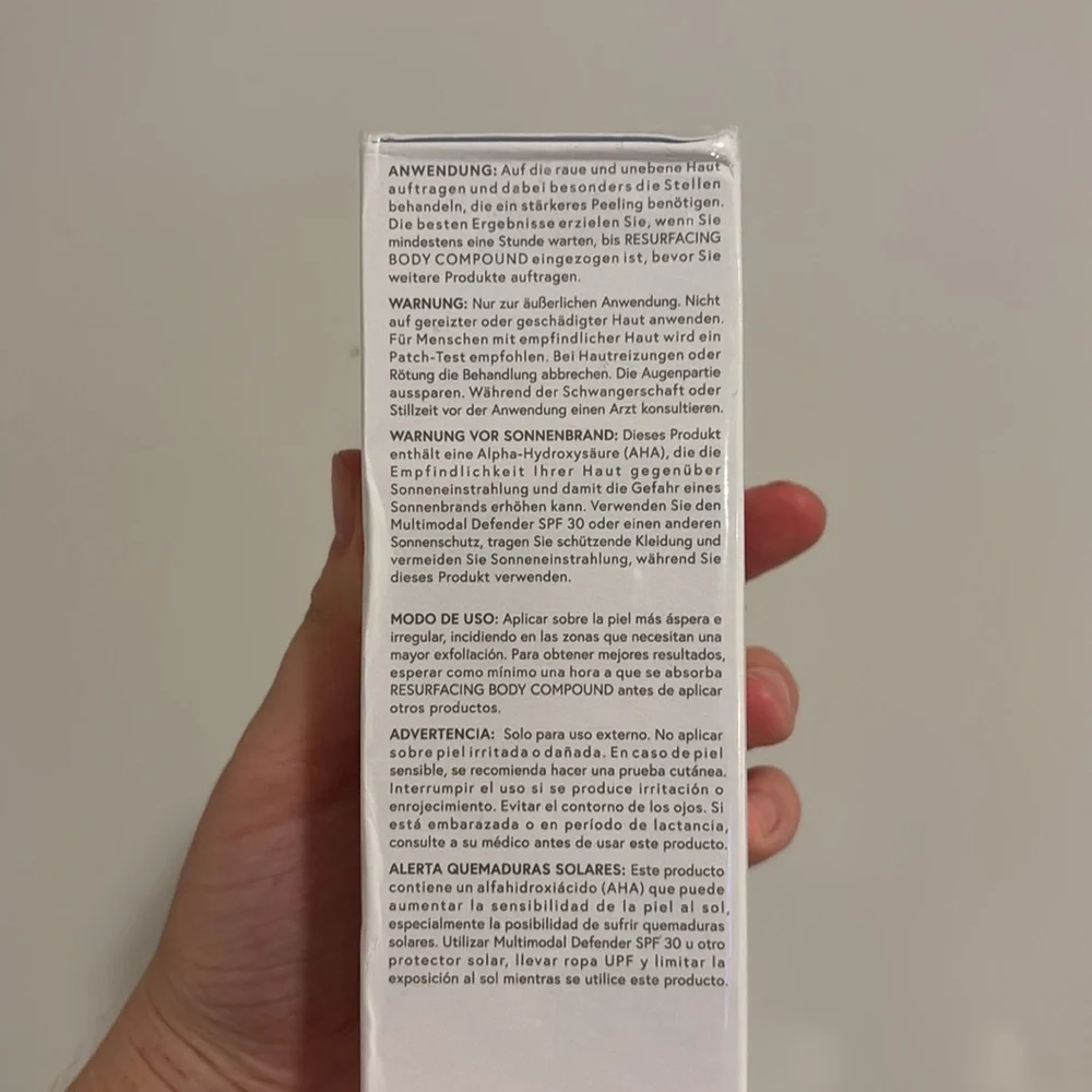 U Beauty Resurfacing Body Compound NWT - Picture 4 of 6